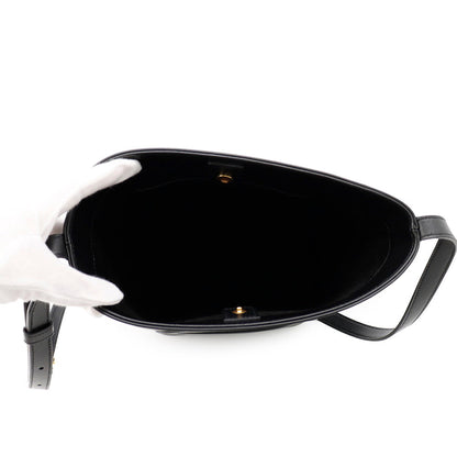 CELINE Cuir Triomphe bucket bag Black113783DU3 Leather Size Small