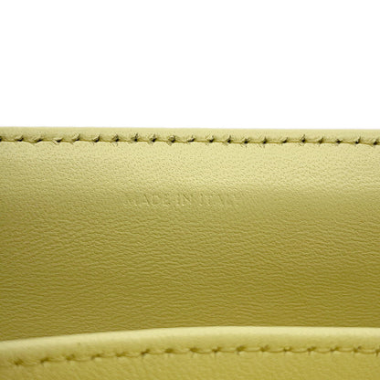 CELINE Mono Chrome Chain Shoulder Bag Yellow111273EPZ Leather