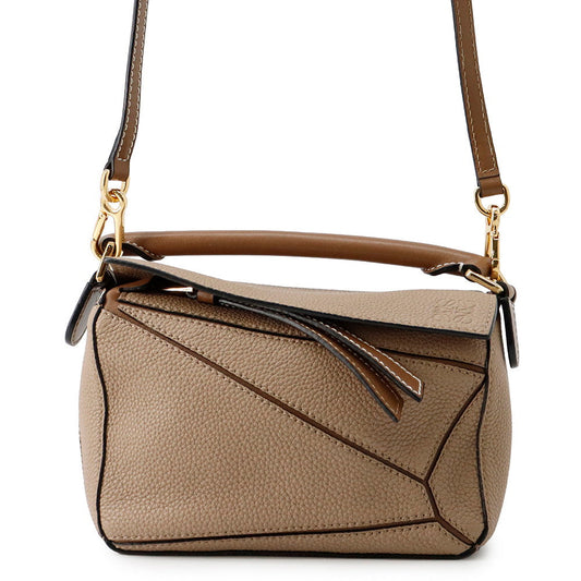 LOEWE Puzzle bag BeigeA510U95X37 Leather Size Mini