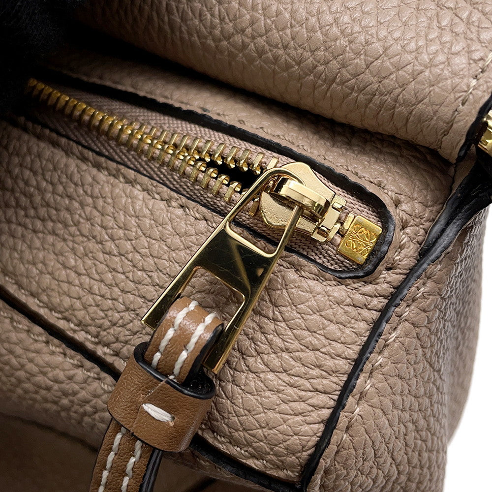 LOEWE Puzzle bag BeigeA510U95X37 Leather Size Mini