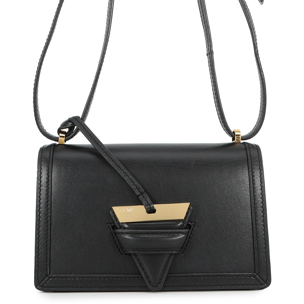 LOEWE Barcelona Shoulder Bag Black302.74NP39 Leather