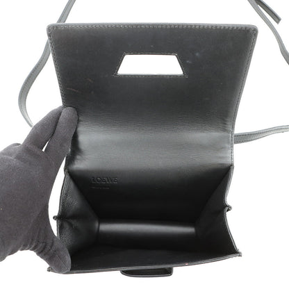 LOEWE Barcelona Shoulder Bag Black302.74NP39 Leather
