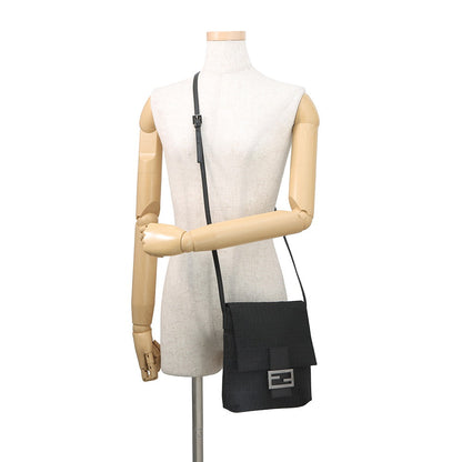 FENDI Zucchino mamma bucket Black8BT075 Canvas