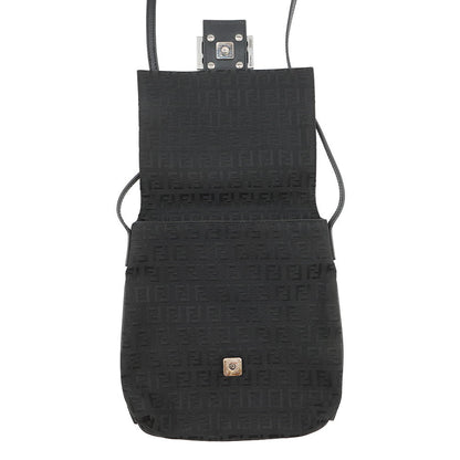 FENDI Zucchino mamma bucket Black8BT075 Canvas