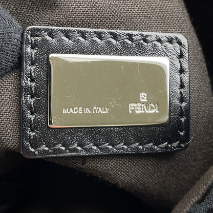 FENDI Zucchino mamma bucket Black8BT075 Canvas