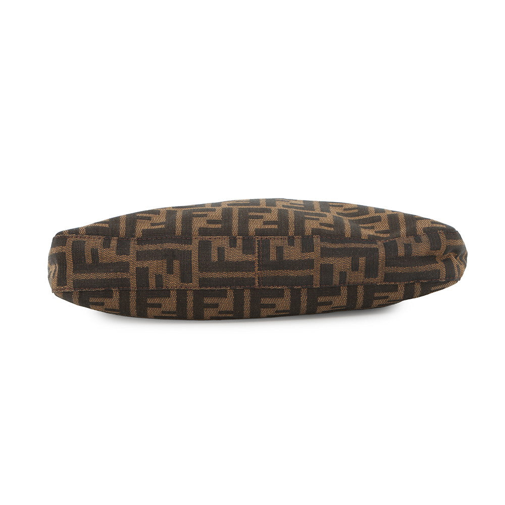 FENDI Mamma bucket Brown Canvas Leather