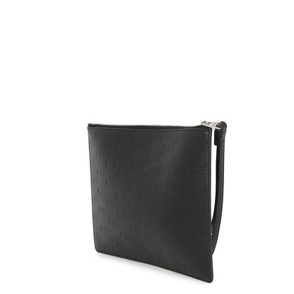 BALENCIAGA BB Logo Clutch Bag Black717791 Leather