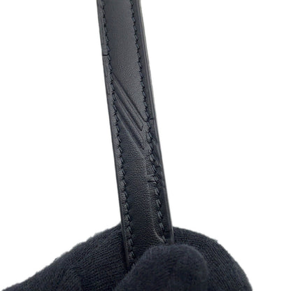 BALENCIAGA BB Logo Clutch Bag Black717791 Leather