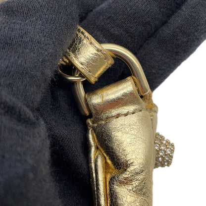 BALENCIAGA Le Cagoule Shoulder Bag Gold695814 Leather