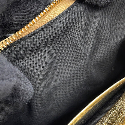 BALENCIAGA Le Cagoule Shoulder Bag Gold695814 Leather