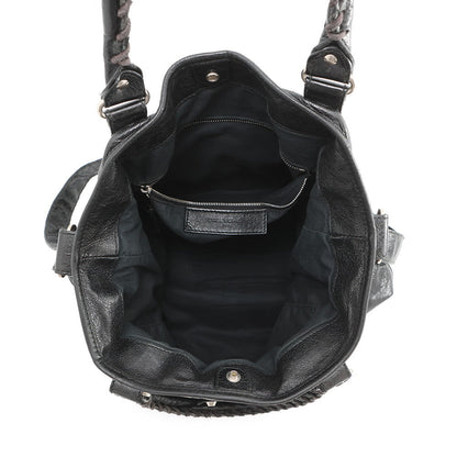 BALENCIAGA City 2way Tote Bag Black340133 Leather