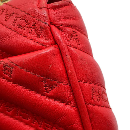 BALENCIAGA Everyday Chain Shoulder Bag Red502027 Leather