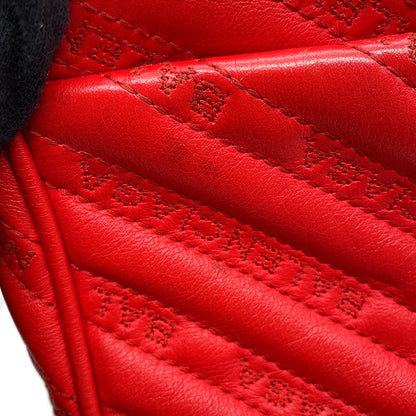 BALENCIAGA Everyday Chain Shoulder Bag Red502027 Leather