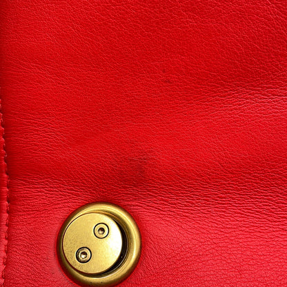 BALENCIAGA Everyday Chain Shoulder Bag Red502027 Leather