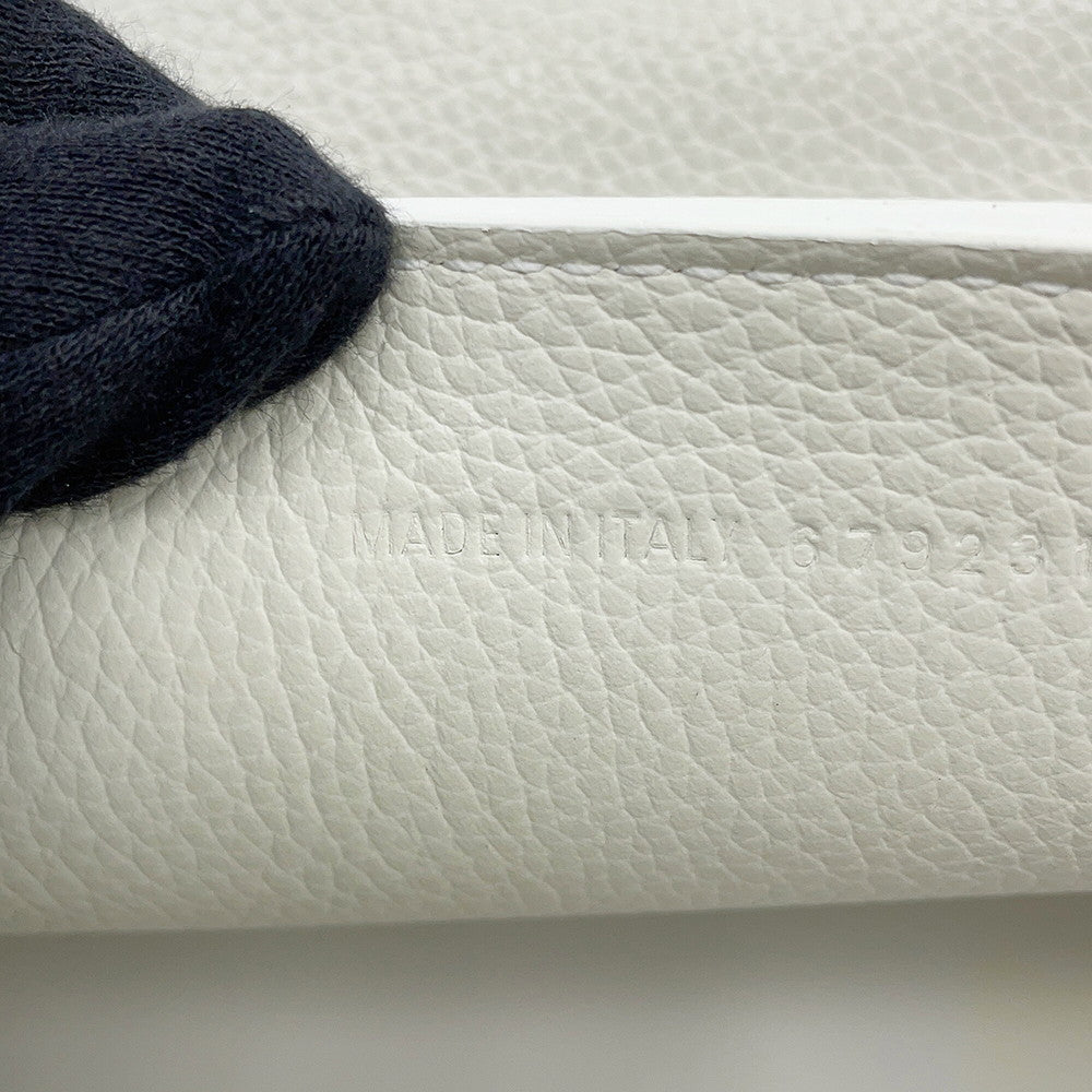 BALENCIAGA Neo-classic 2-way bag White679231 Leather