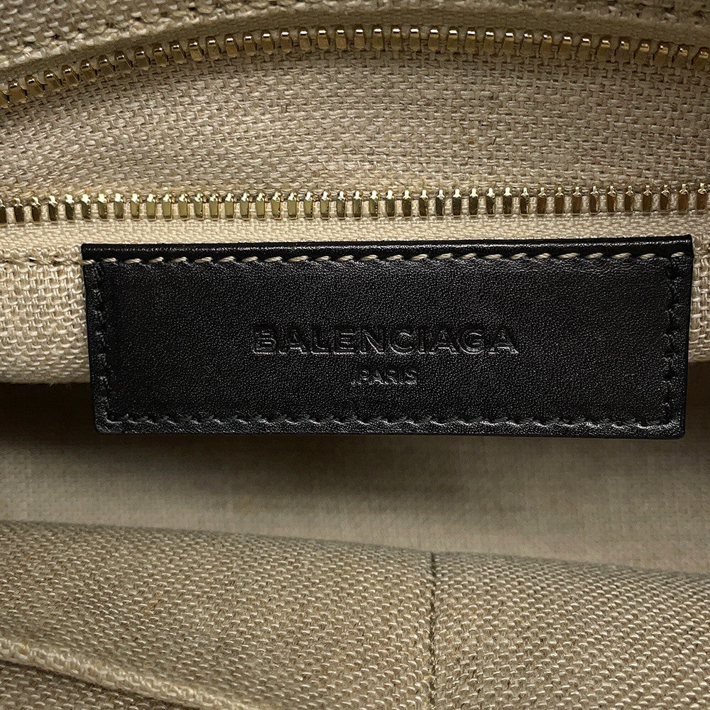 BALENCIAGA PadlockNude Black347235 Fur Leather