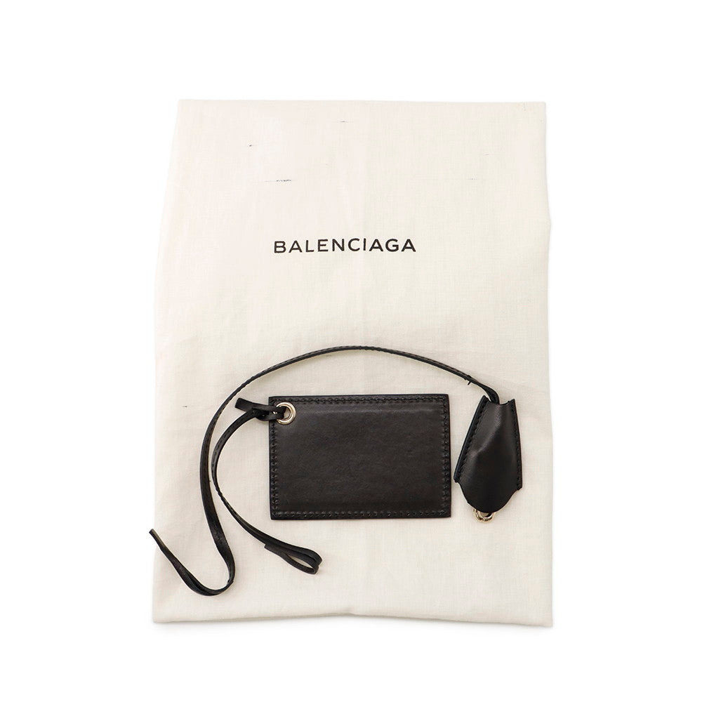 BALENCIAGA PadlockNude Black347235 Fur Leather