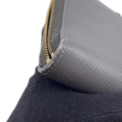 CELINE Round Zip Long Wallet Gray10B553BEL Leather