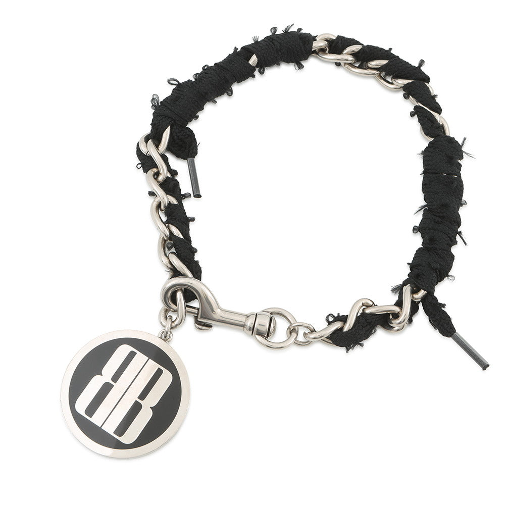 BALENCIAGA BB Logo Choker Black832955 Metal