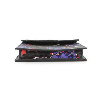 PRADA Frankenstein Shoulder Pouch Black/Purple2ZH068 Saffiano Leather