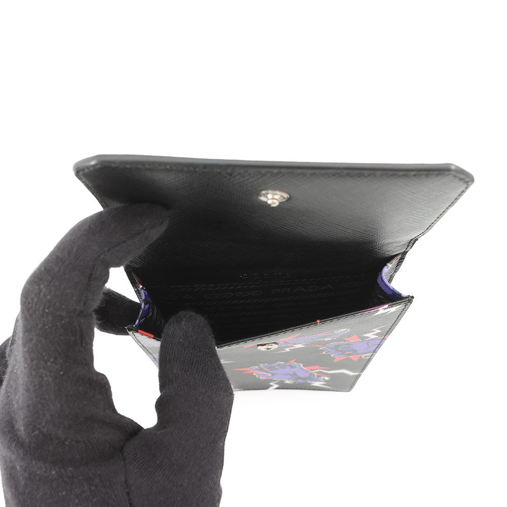 PRADA Frankenstein Shoulder Pouch Black/Purple2ZH068 Saffiano Leather