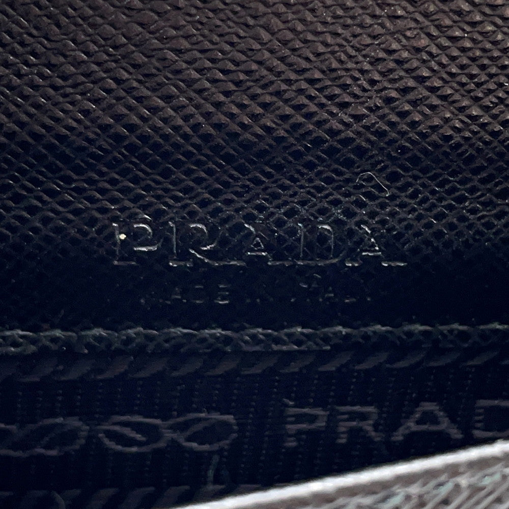 PRADA Frankenstein Shoulder Pouch Black/Purple2ZH068 Saffiano Leather