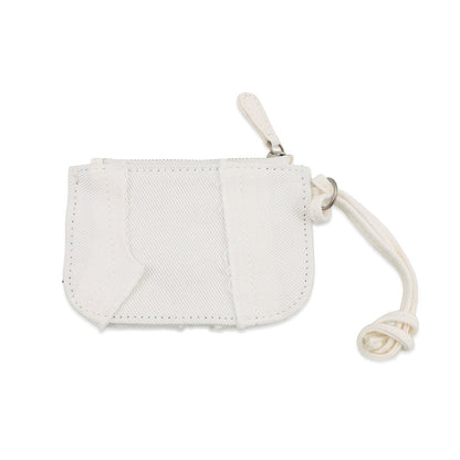 BALENCIAGA Le Cagol Coin Purse White776769 Denim
