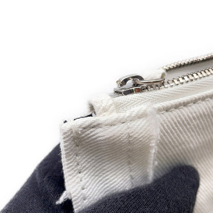BALENCIAGA Le Cagol Coin Purse White776769 Denim