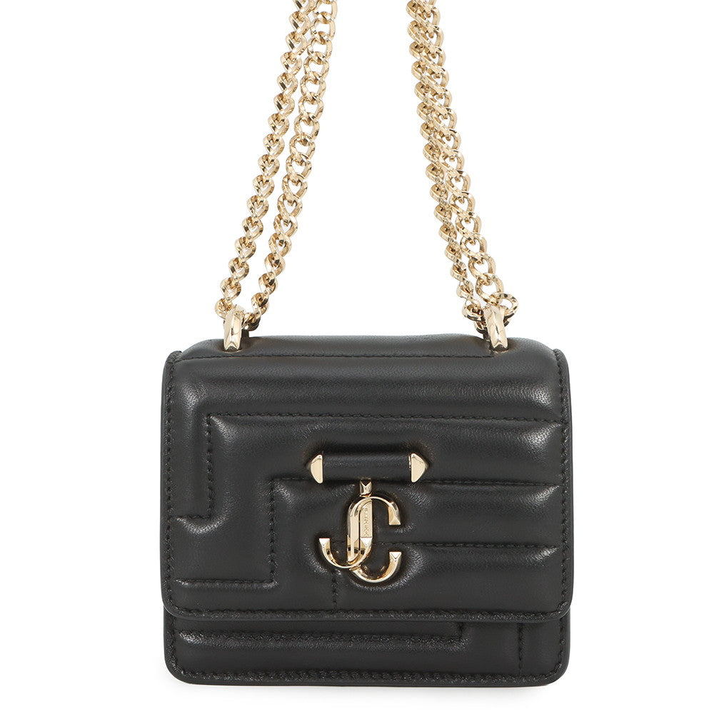 JIMMY CHOO Varenne Avenue Quad Black Leather