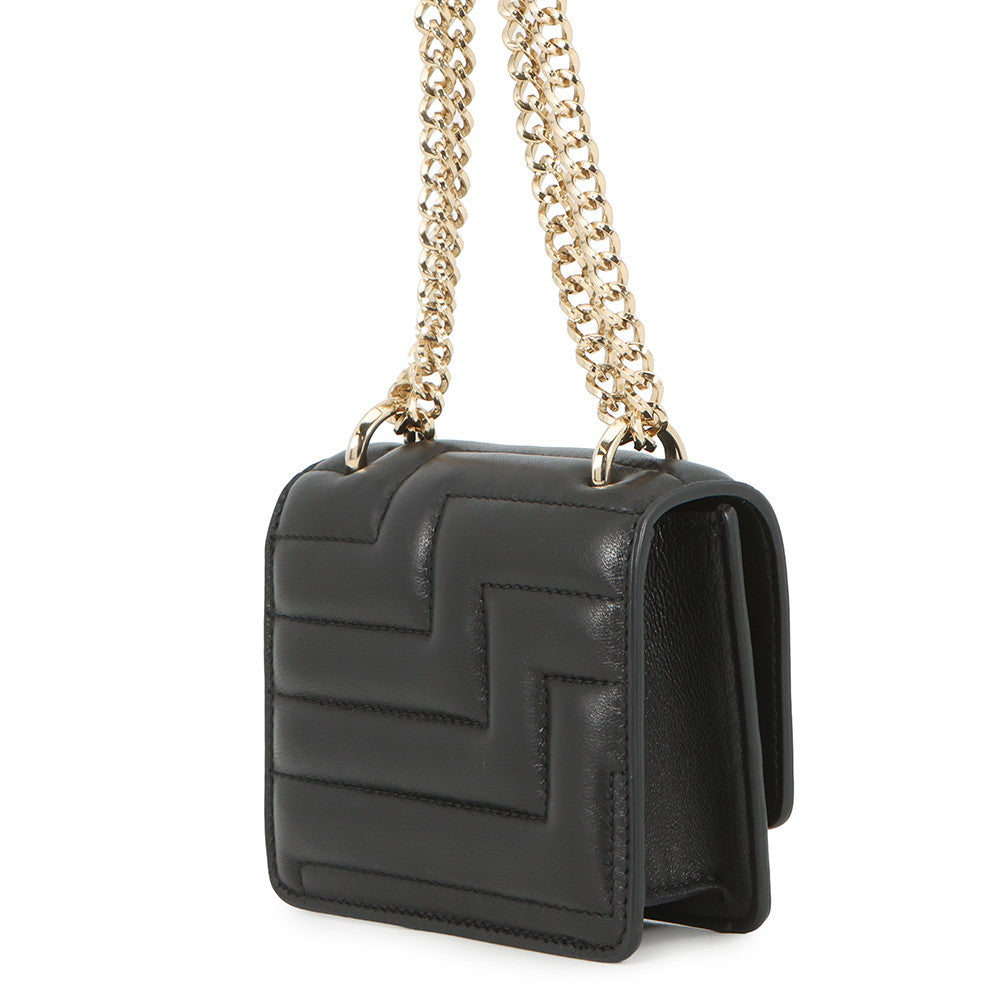 JIMMY CHOO Varenne Avenue Quad Black Leather