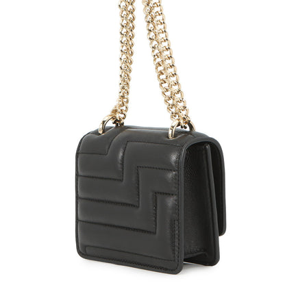 JIMMY CHOO Varenne Avenue Quad Black Leather