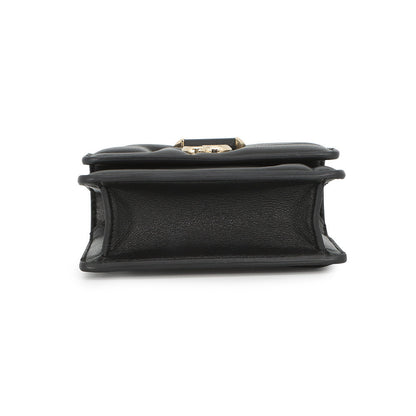 JIMMY CHOO Varenne Avenue Quad Black Leather