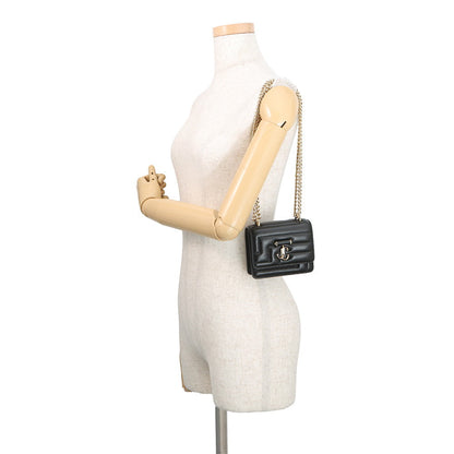 JIMMY CHOO Varenne Avenue Quad Black Leather