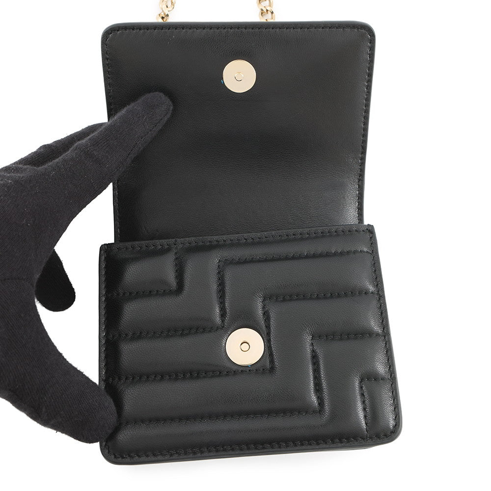 JIMMY CHOO Varenne Avenue Quad Black Leather