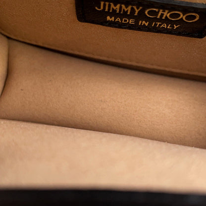 JIMMY CHOO Varenne Avenue Quad Black Leather