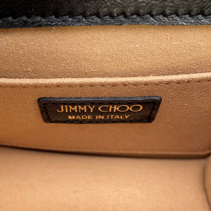 JIMMY CHOO Varenne Avenue Quad Black Leather