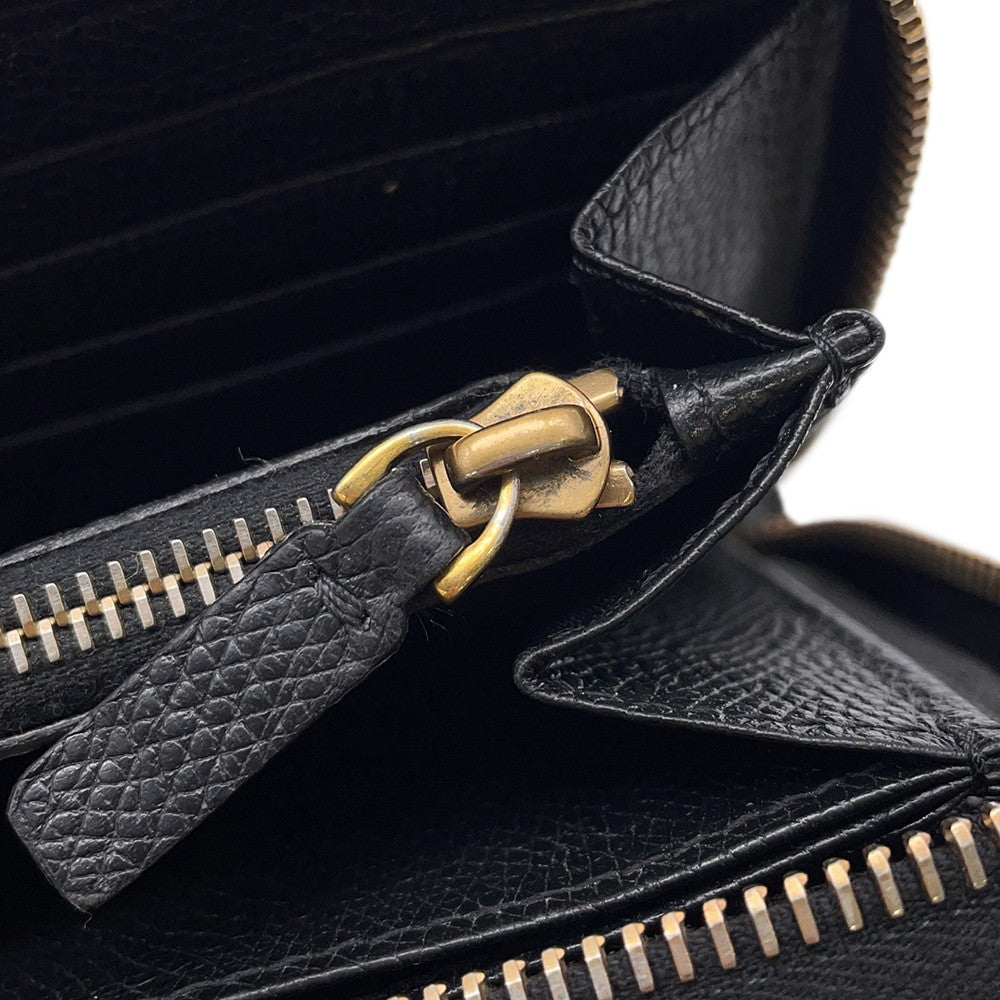 Valentino Garavani V-Sling Wallet Black Leather