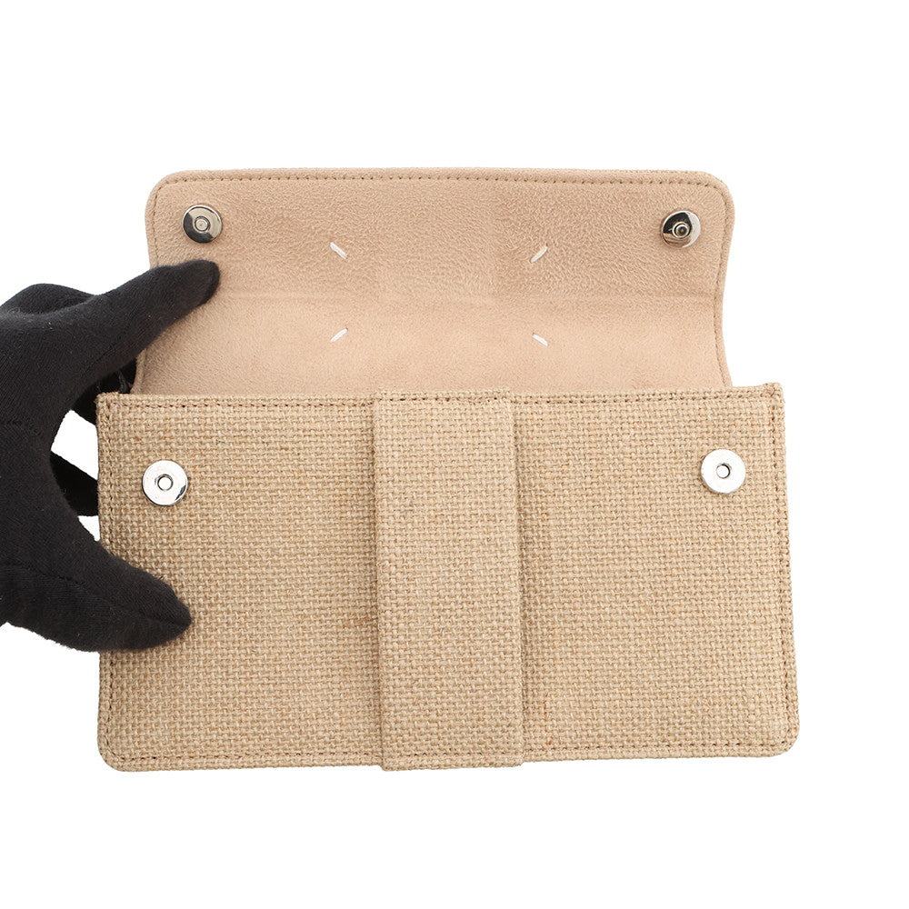 Maison Margiela Maison Margiela NewLock Horizontal Shoulder Bag Black/BeigeSB1WD0005P5019H1658 Leather Velour Canvas