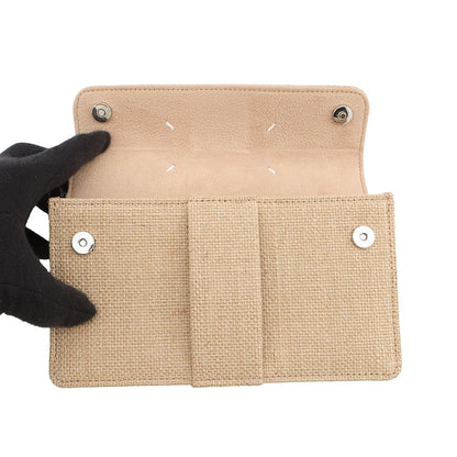 Maison Margiela Maison Margiela NewLock Horizontal Shoulder Bag Black/BeigeSB1WD0005P5019H1658 Leather Velour Canvas