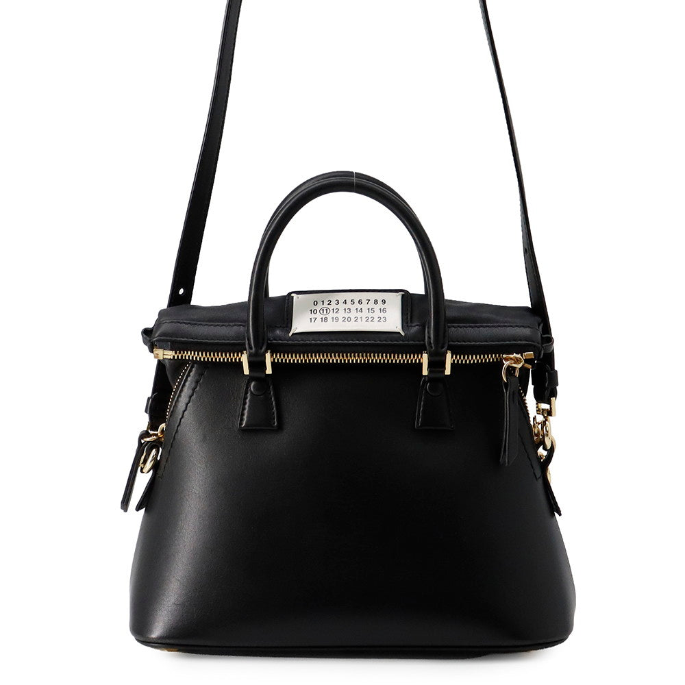 Maison Margiela Maison Margiela 5AC Handbag BlackS56WG0082P4303T8013 Calf Leather Size Mini