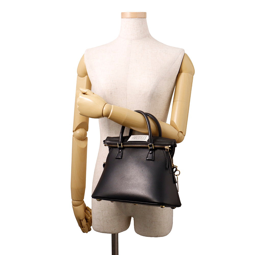 Maison Margiela Maison Margiela 5AC Handbag BlackS56WG0082P4303T8013 Calf Leather Size Mini