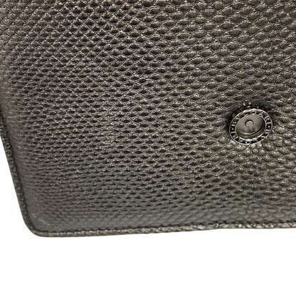 BVLGARI Serpenti Chain Shoulder Bag Silver290543 Molten Karung