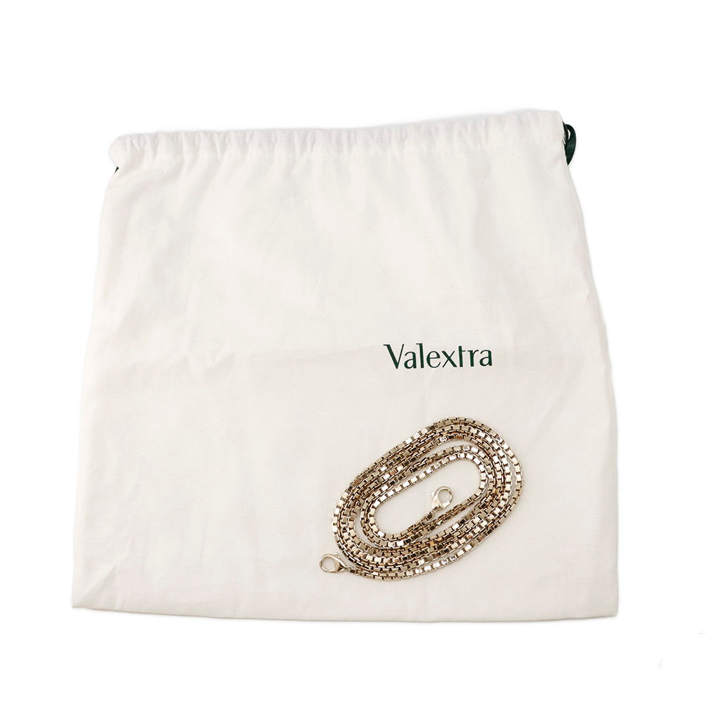 Valextra Valextra Iside Clutch Shoulder Bag Black Leather