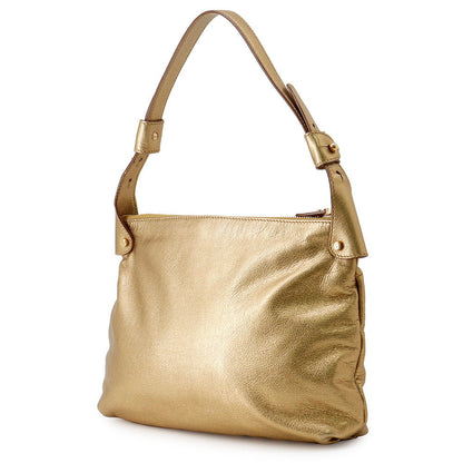 Ferragamo Gancini One Shoulder Bag Gold21B717 Leather