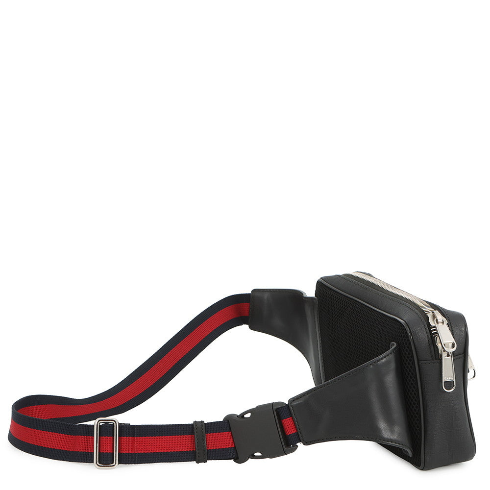 GUCCI GG Supreme Crossbody Bag Black474293 GG Supreme Leather