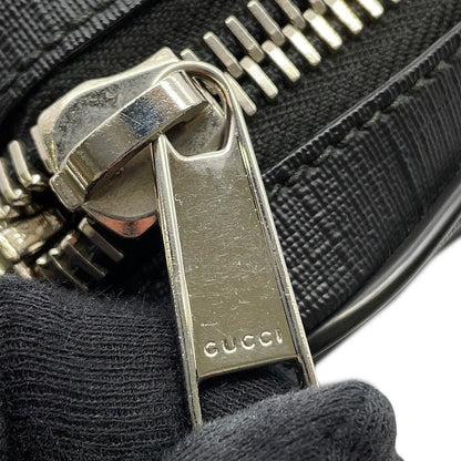 GUCCI GG Supreme Crossbody Bag Black474293 GG Supreme Leather
