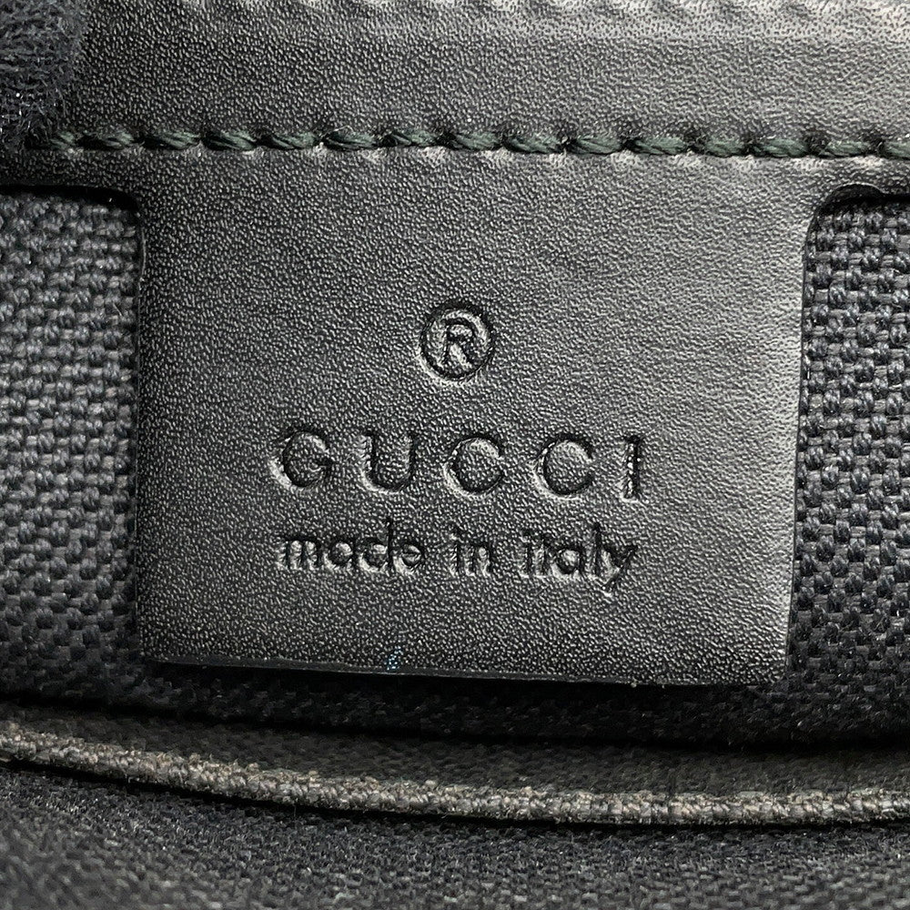 GUCCI GG Supreme Crossbody Bag Black474293 GG Supreme Leather