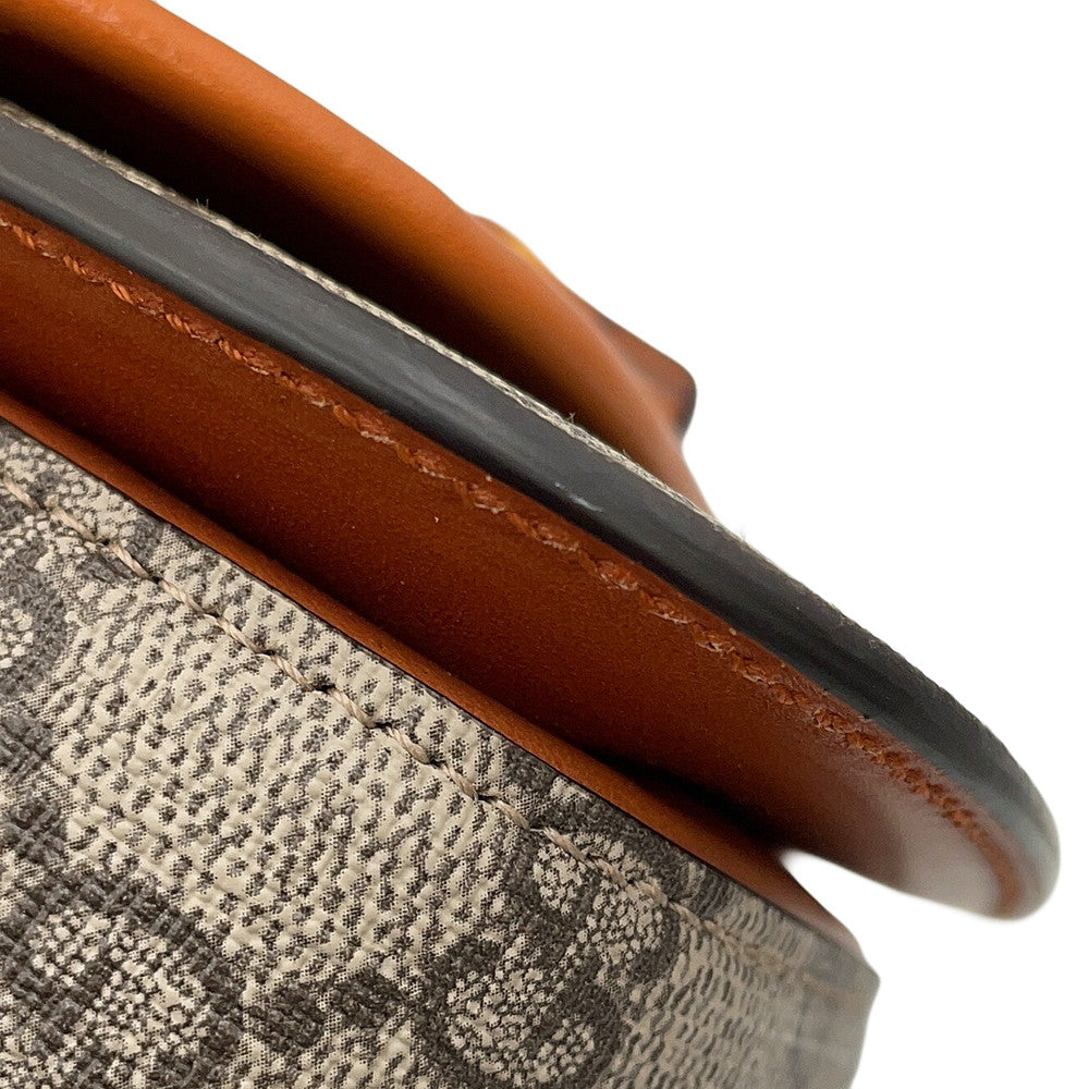 GUCCI Bamboo 1947 Waist Bag Beige/Brown681137 GG Supreme Leather Size Mini