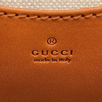 GUCCI Bamboo 1947 Waist Bag Beige/Brown681137 GG Supreme Leather Size Mini