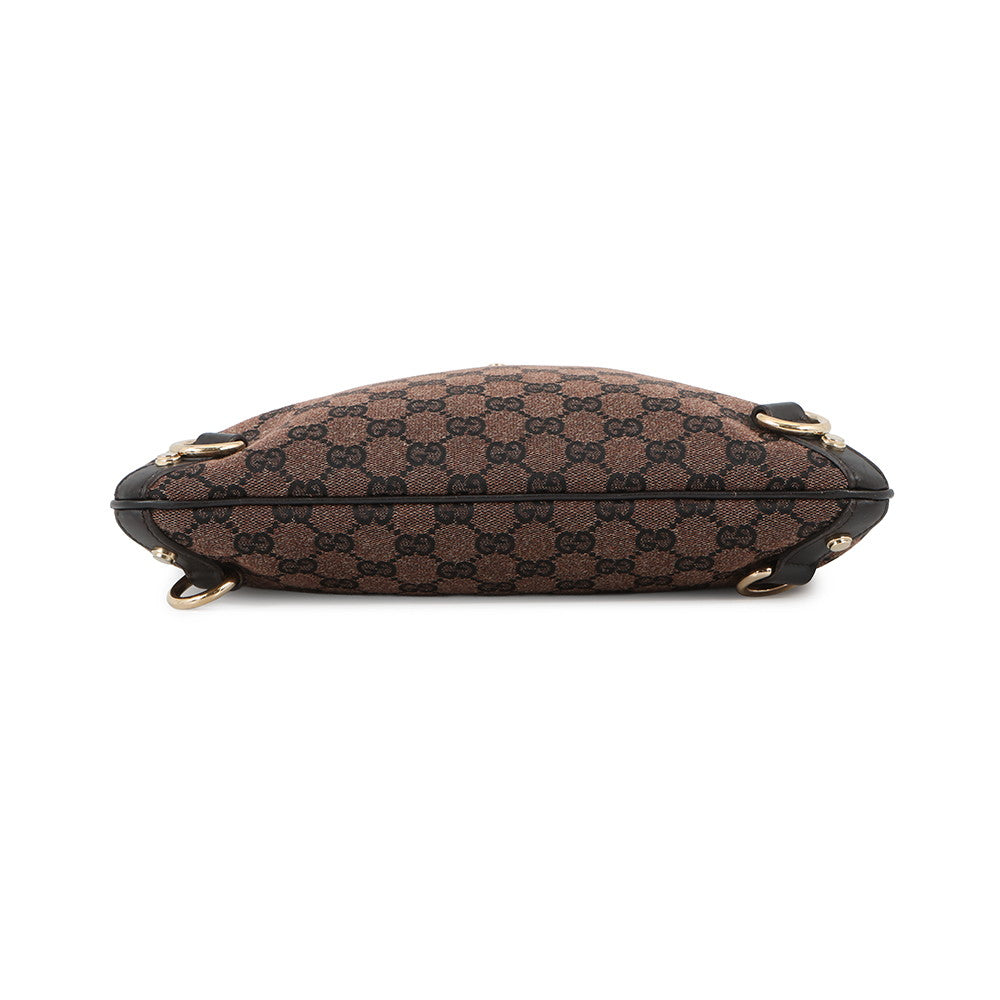 GUCCI GG Canvas Shoulder Bag Brown272400 GG Canvas Leather